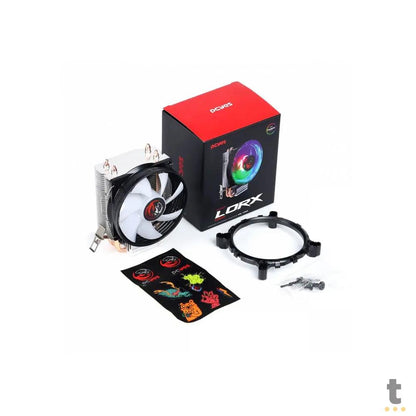 Cooler Para Processador Intel/AMD PCYes Lorx Rainbow 95W 92mm - ACLX92RB Truedata