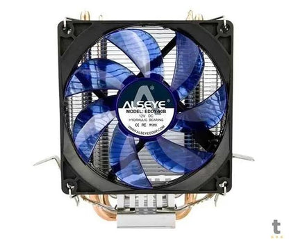 Cooler Para Processador Universal Alseye Eddy 90B Plus Led Azul - EDDY-90B-PLUS Truedata