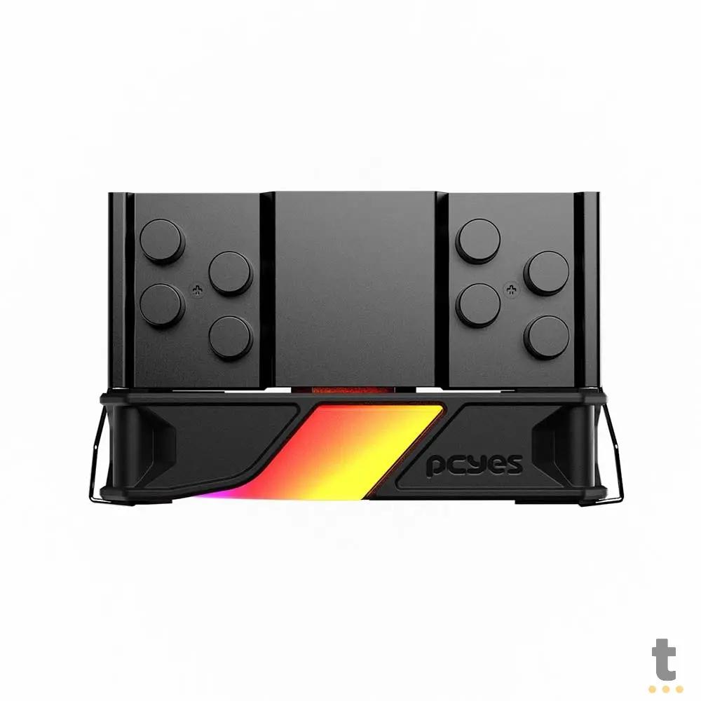 Cooler Para Processador Universal PCYes Frost Pulse Black Vulcan 180W RGB - PEFPARGBBV Truedata