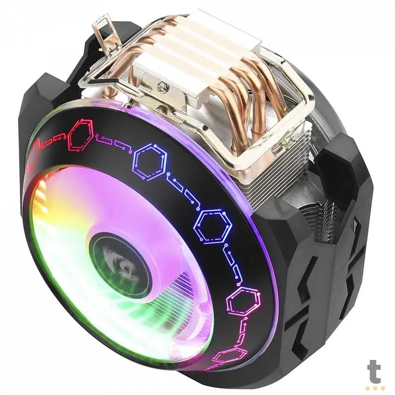 Cooler Para Processador Universal Redragon Odin Rainbow - CC-9202 Truedata