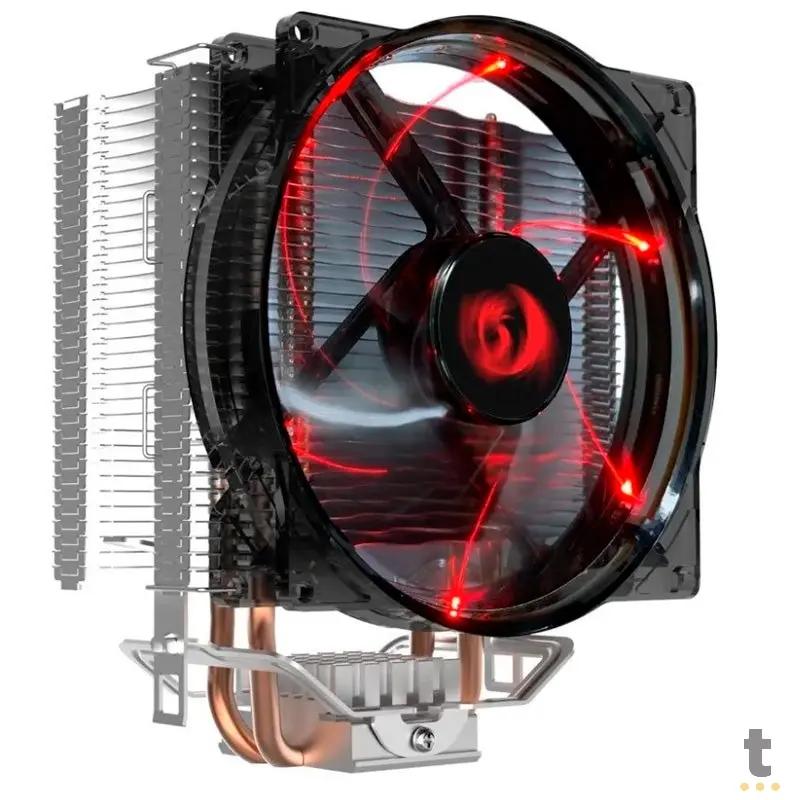 Cooler Para Processador Universal Redragon Reaver Led Vermelho - CC-1011 Truedata