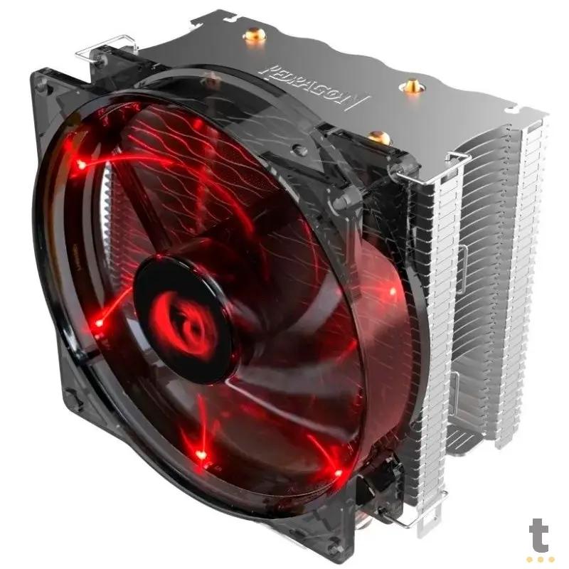 Cooler Para Processador Universal Redragon Reaver Led Vermelho - CC-1011 Truedata