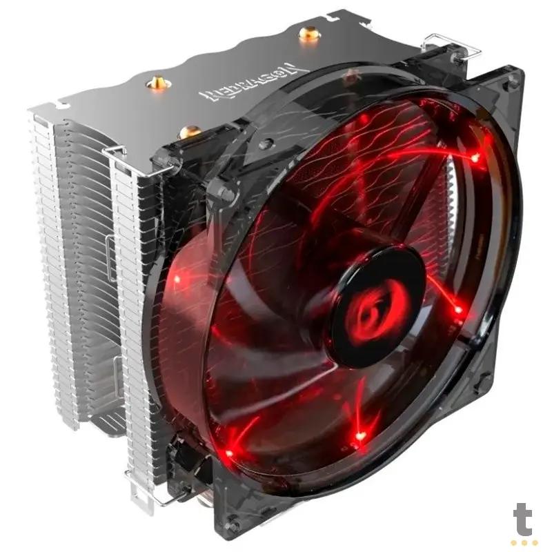 Cooler Para Processador Universal Redragon Reaver Led Vermelho - CC-1011 Truedata