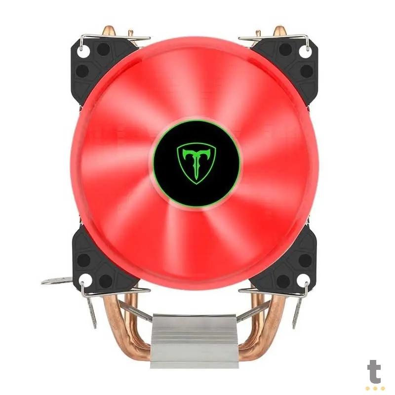 Cooler Para Processador Universal T-Dagger Indun R Led Vermelho - T-GC9109 R Truedata
