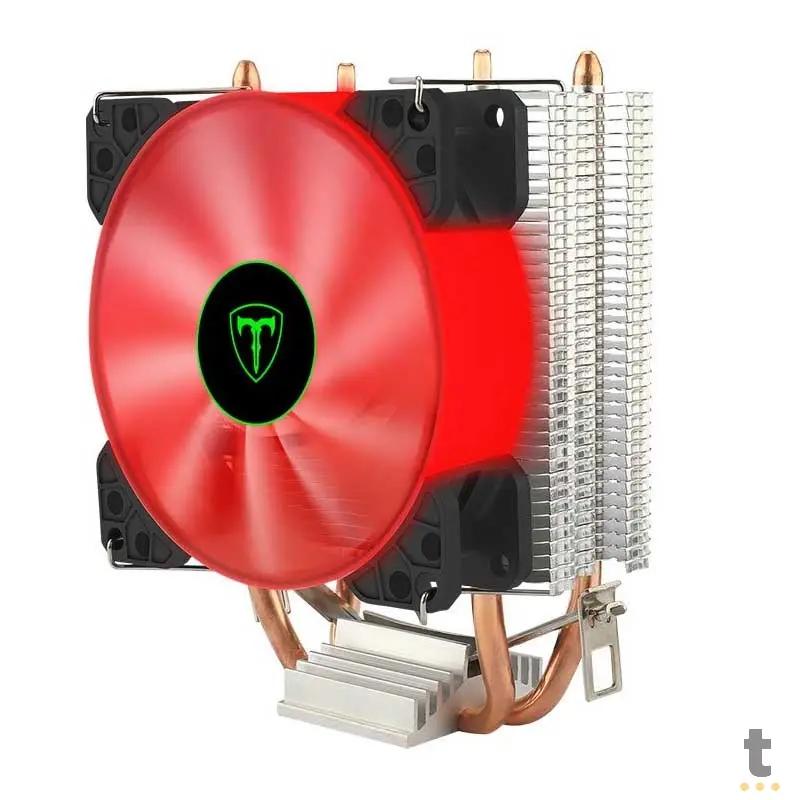 Cooler Para Processador Universal T-Dagger Indun R Led Vermelho - T-GC9109 R Truedata