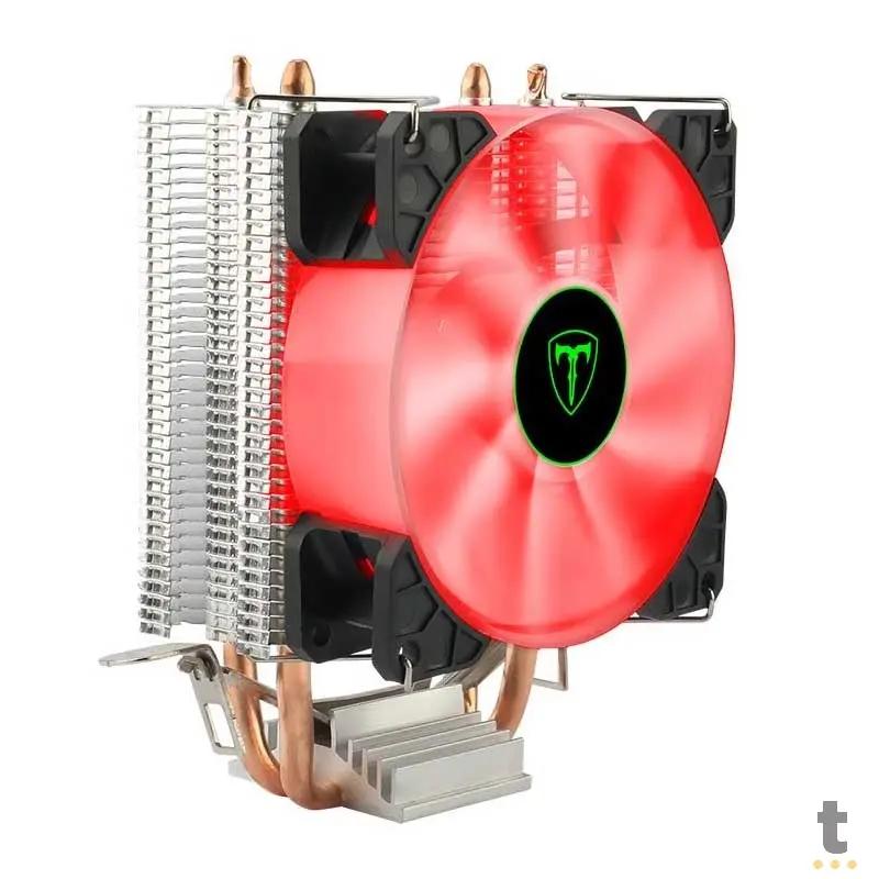 Cooler Para Processador Universal T-Dagger Indun R Led Vermelho - T-GC9109 R Truedata