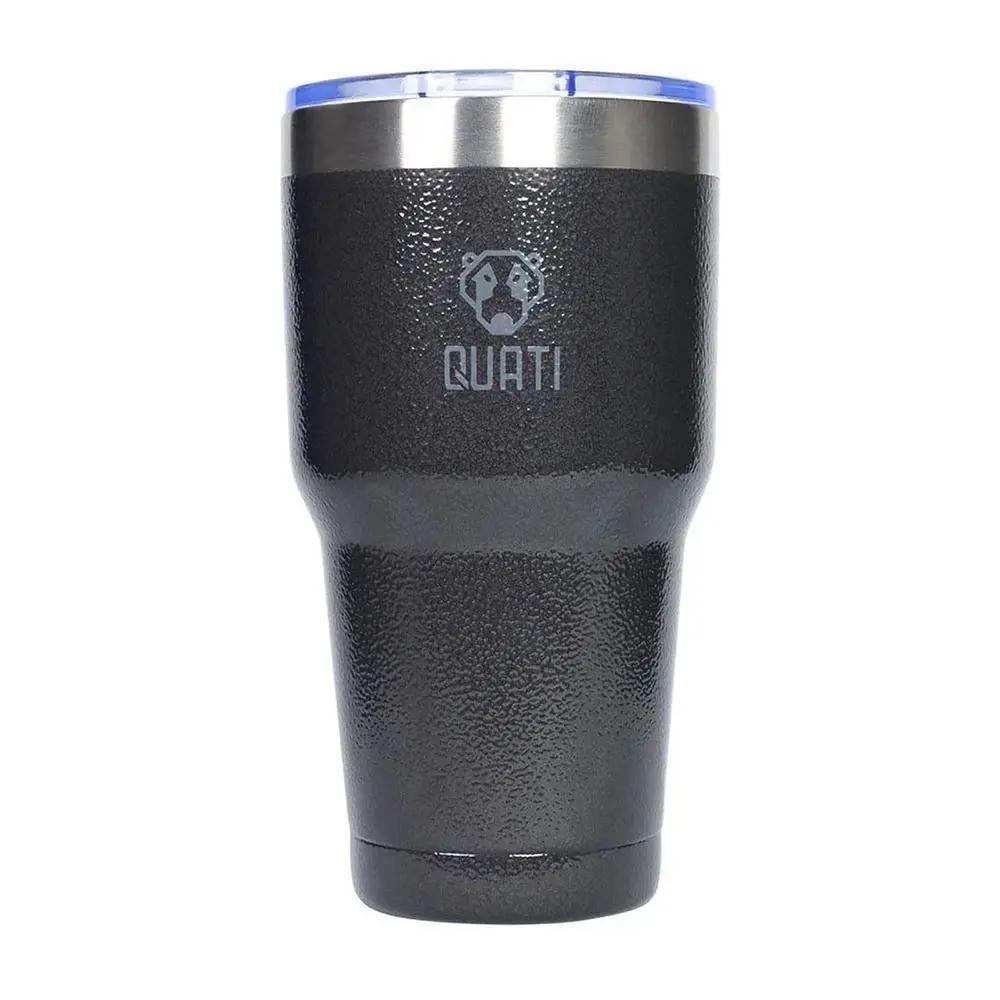 Copo Termico Isolado a Vacuo Quati Com Tampa 725ml Preto - CPCR725 Truedata