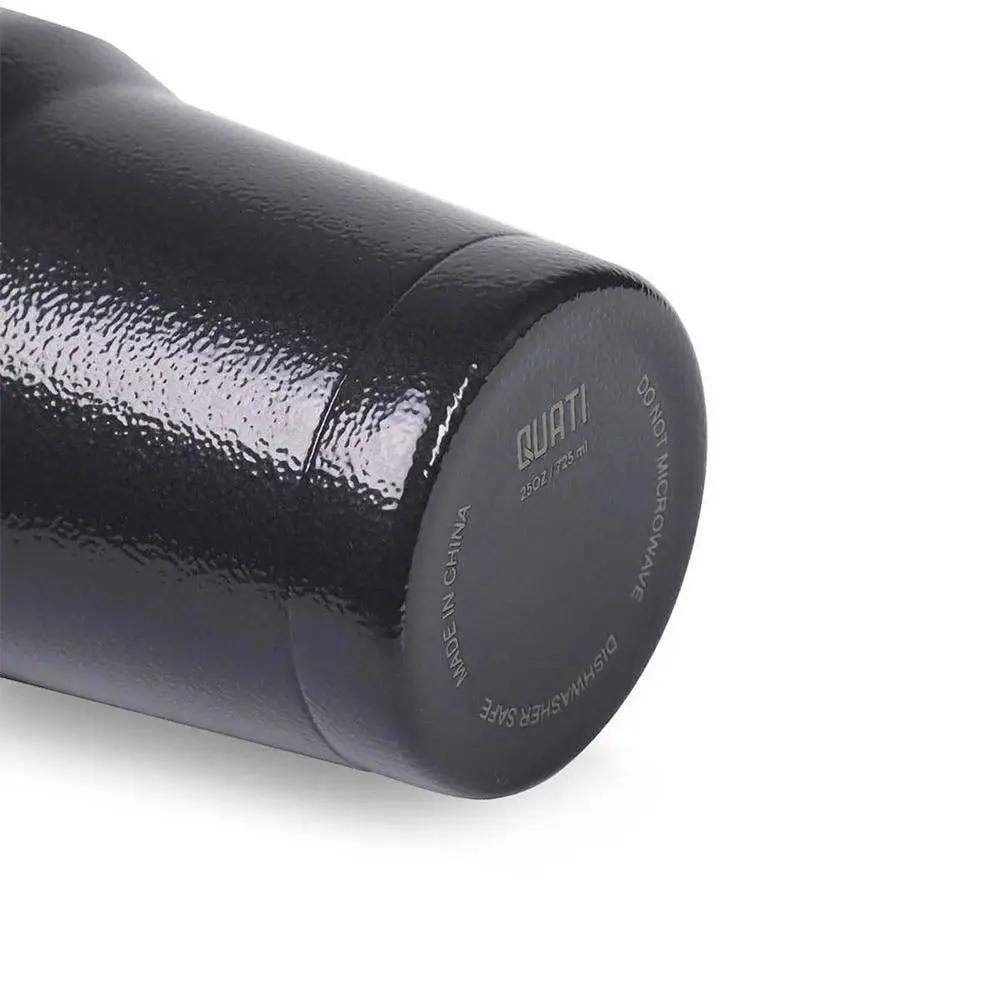 Copo Termico Isolado a Vacuo Quati Com Tampa 725ml Preto - CPCR725 Truedata