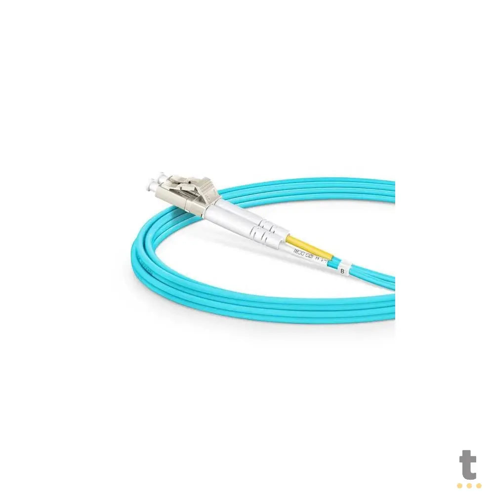 Cordão Óptico LC/LC Multimodo 3 Metros Duplex 50/125 OM3 10Gb Truedata