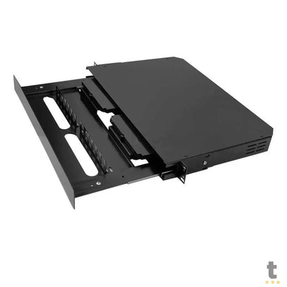 DIO Gaveta 1U 19" 24FO SC Preto C/ 2 Bandejas Flexmedia - DIO/24 SC Truedata