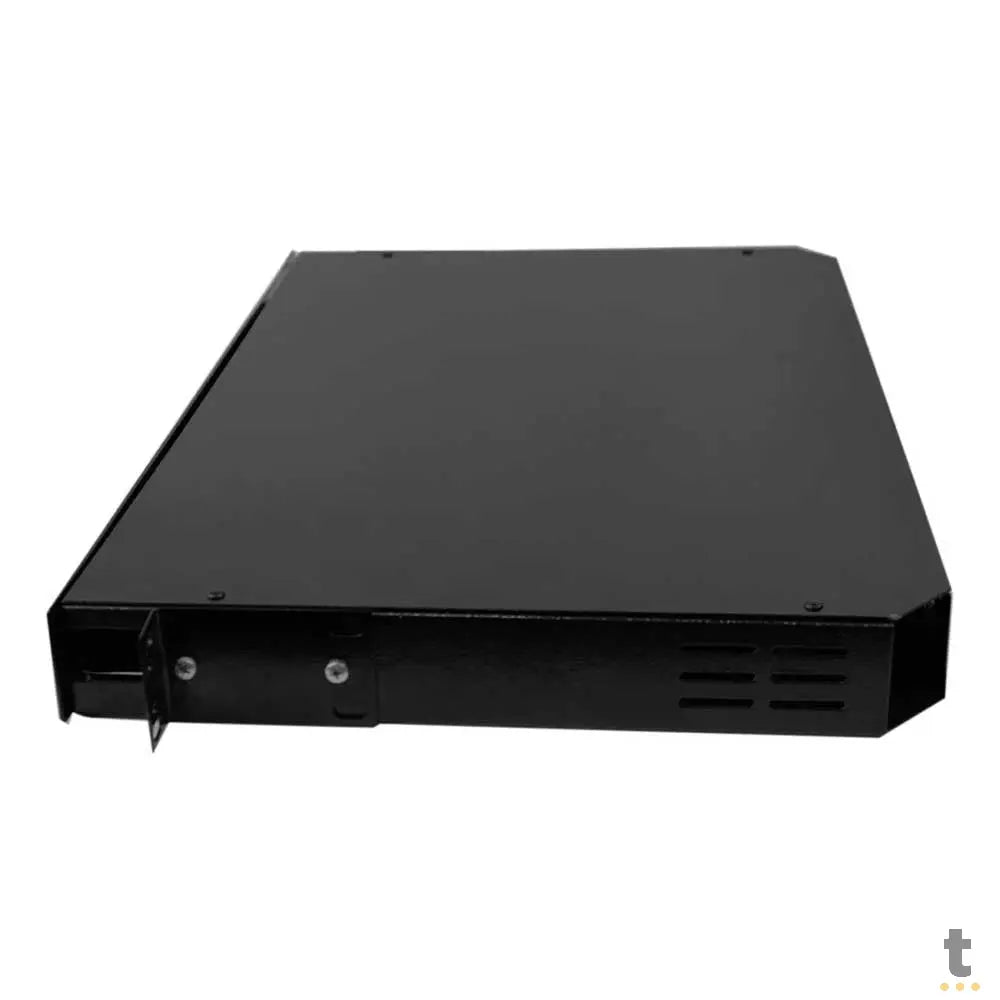 DIO Gaveta 1U 19" 24FO SC Preto C/ 2 Bandejas Flexmedia - DIO/24 SC Truedata