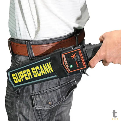 Detector de Metal Bastão Manual Super Scanner - MD-3003B1 Truedata