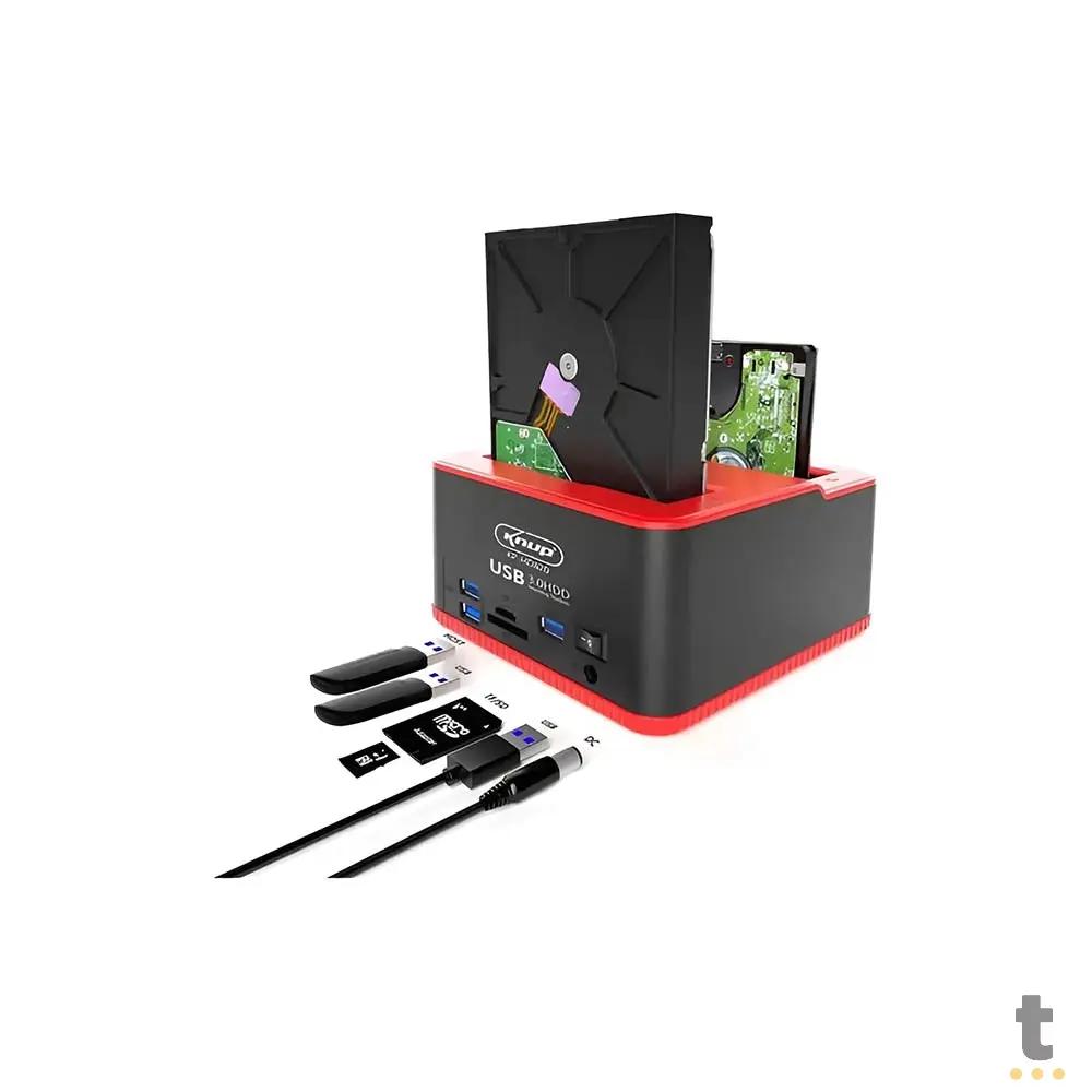 Dock Station Case Hd Sata Pendrive Sd Usb 3.0 Knup Kp-hd820 Truedata