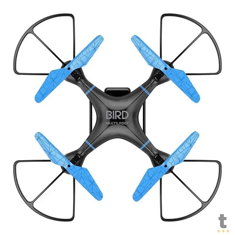Drone Multilaser Bird HD 1280p 22 Min Alcance 80m Flips em 360° - ES255 Truedata