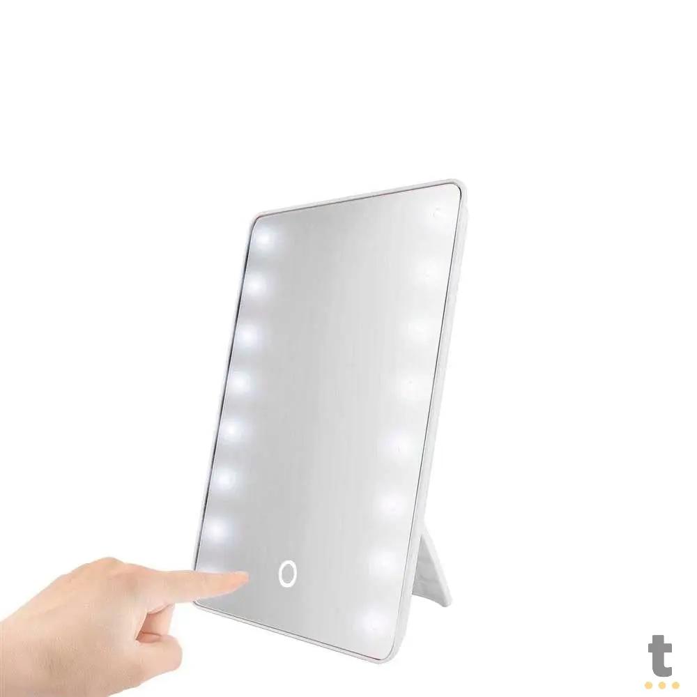Espelho de Mesa Para Maquiagem Com 16 Luzes de Led Reguláveis Truedata