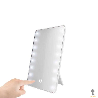 Espelho de Mesa Para Maquiagem Com 16 Luzes de Led Reguláveis Truedata