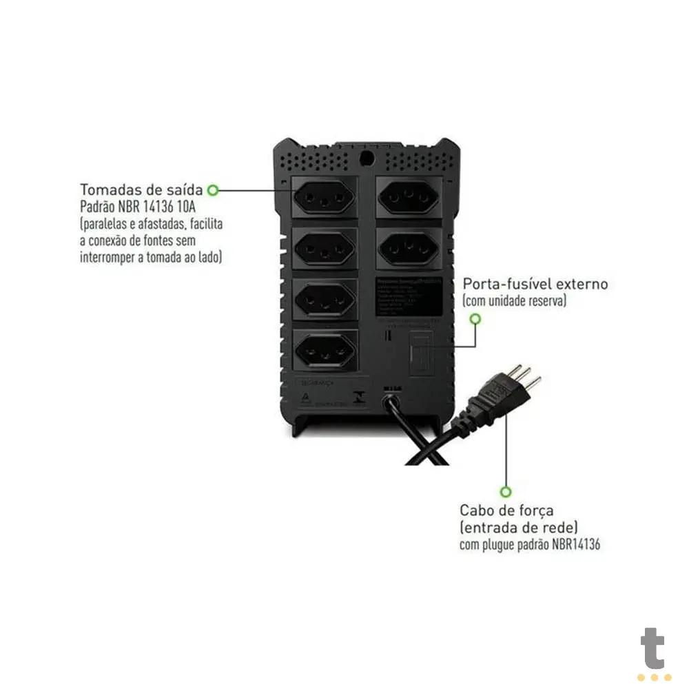 Estabilizador Revolution Speedy Sms 1000va E 110v S 110v - 16621 Truedata