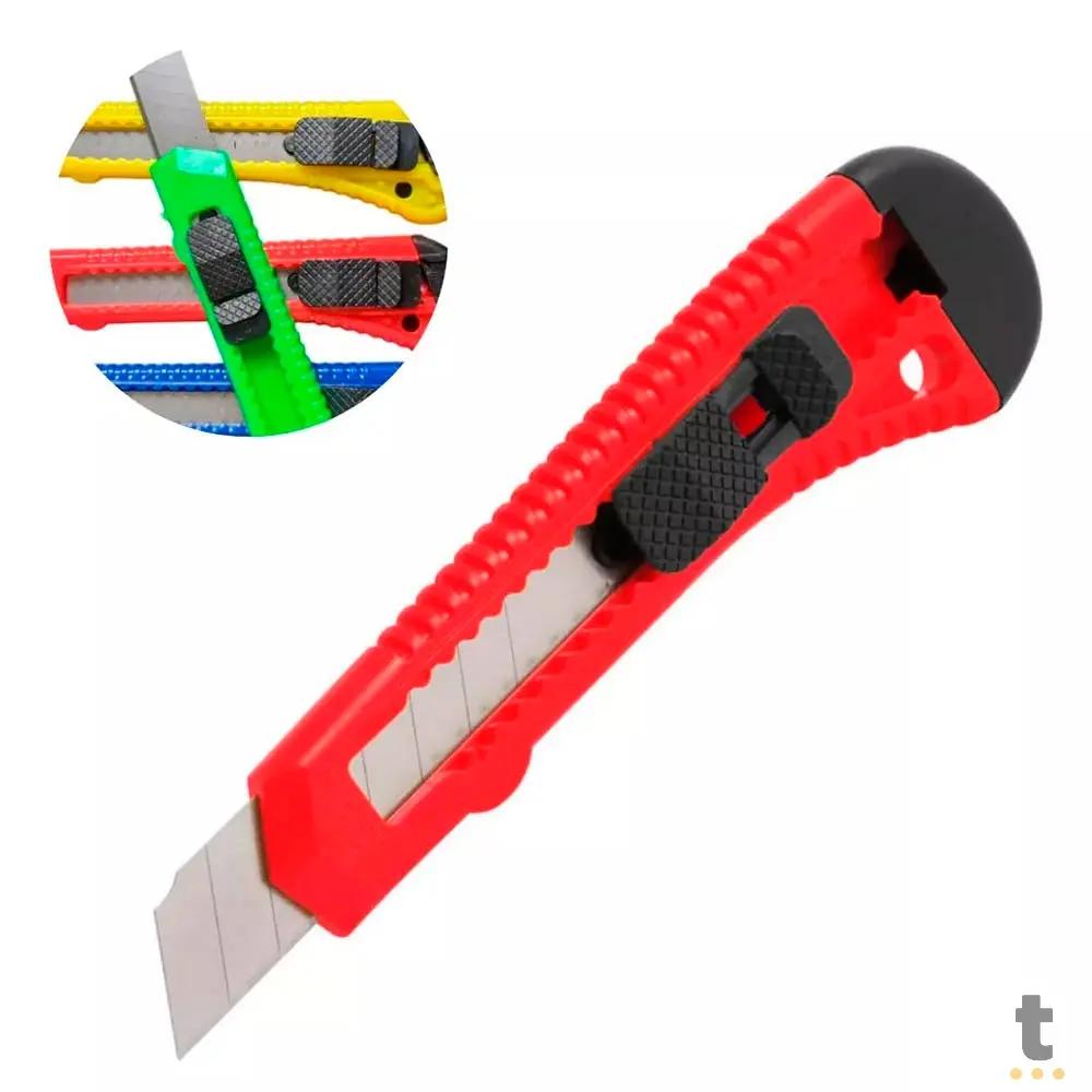 Estilete Simples Médio em Plastico - LXB-12PC Truedata