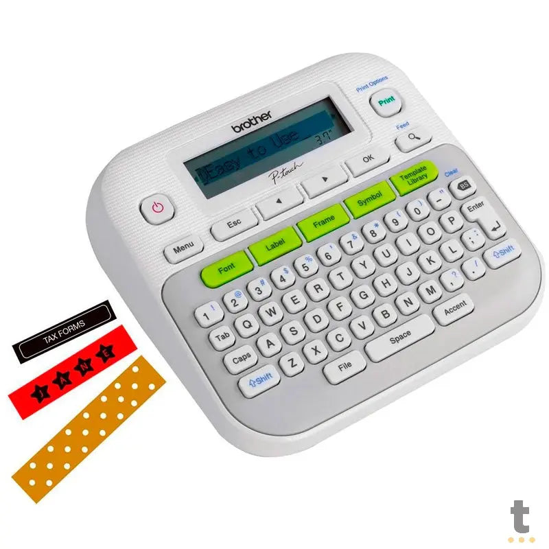 Etiquetadora Brother PTouch Pt-D210 Branca/Cinza Truedata