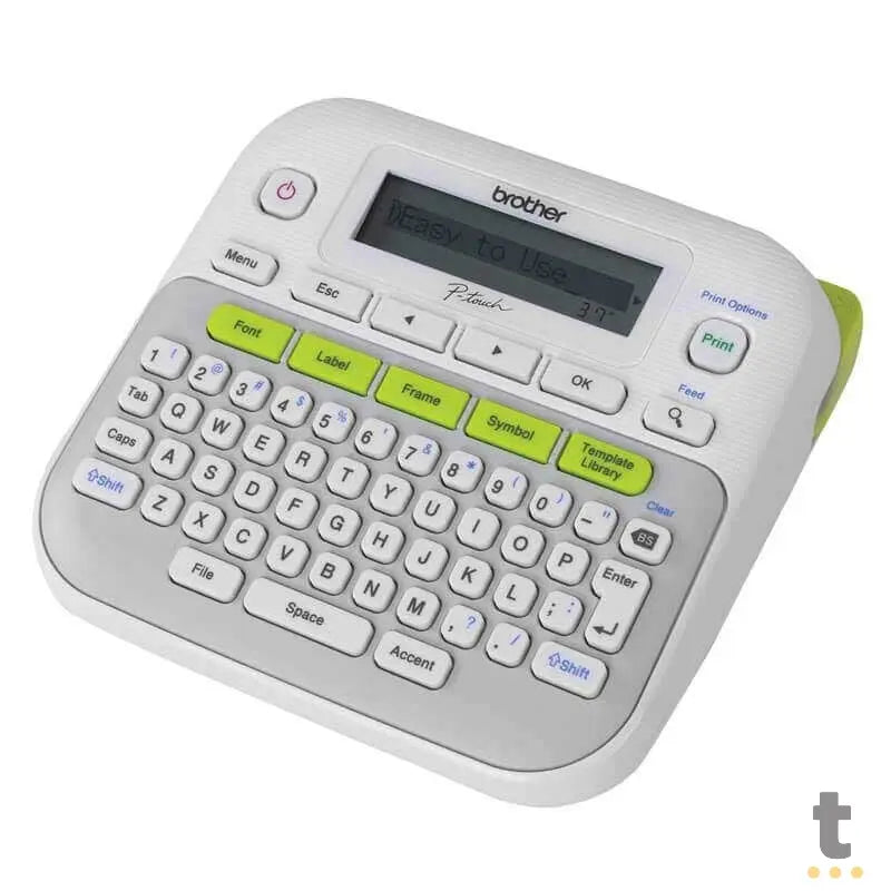 Etiquetadora Brother PTouch Pt-D210 Branca/Cinza Truedata