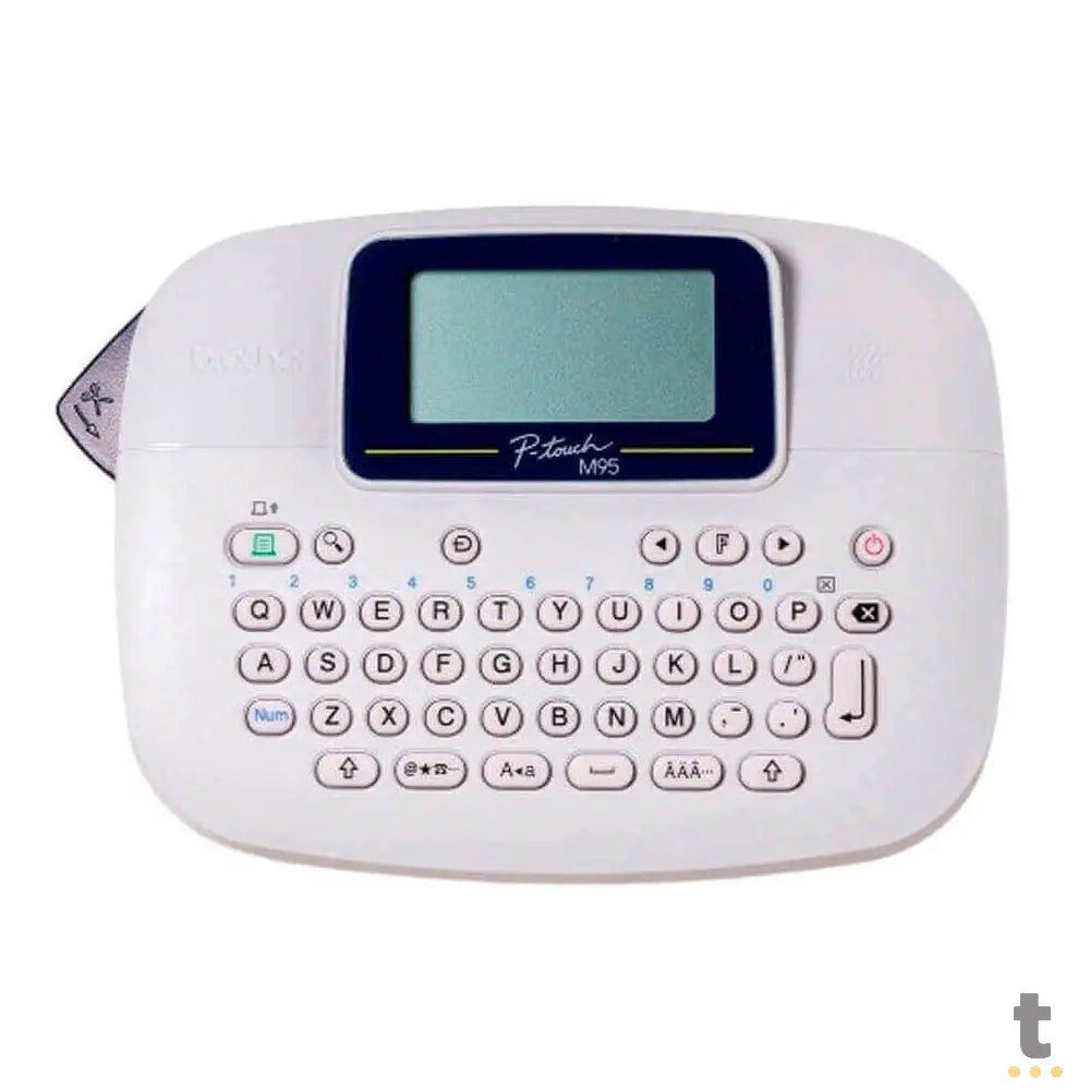 Etiquetadora Rotulador Brother PT-M95WT Branco C/ 3 Fitas M231 Truedata