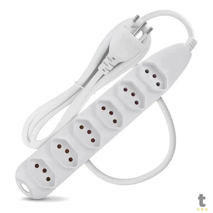 Extensão Elétrica 6 Tomadas Knup 3mts - SL7006 Truedata