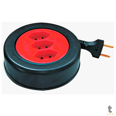 Extensão Elétrica Circular 3 Tomadas 3mts 2 Pinos - 14885