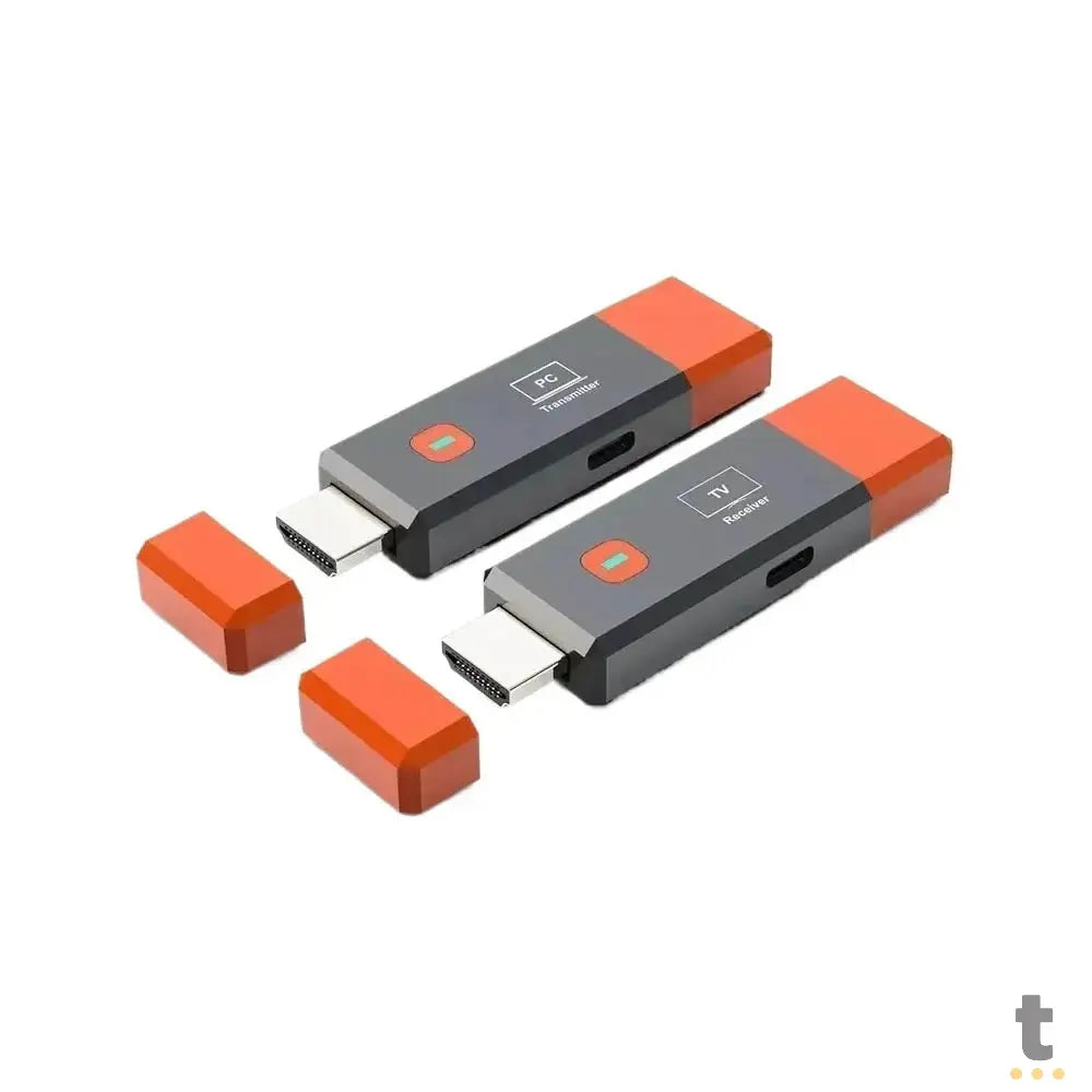 Extensor Hdmi Sem Fio USB-C Wireless TX/RX Truedata