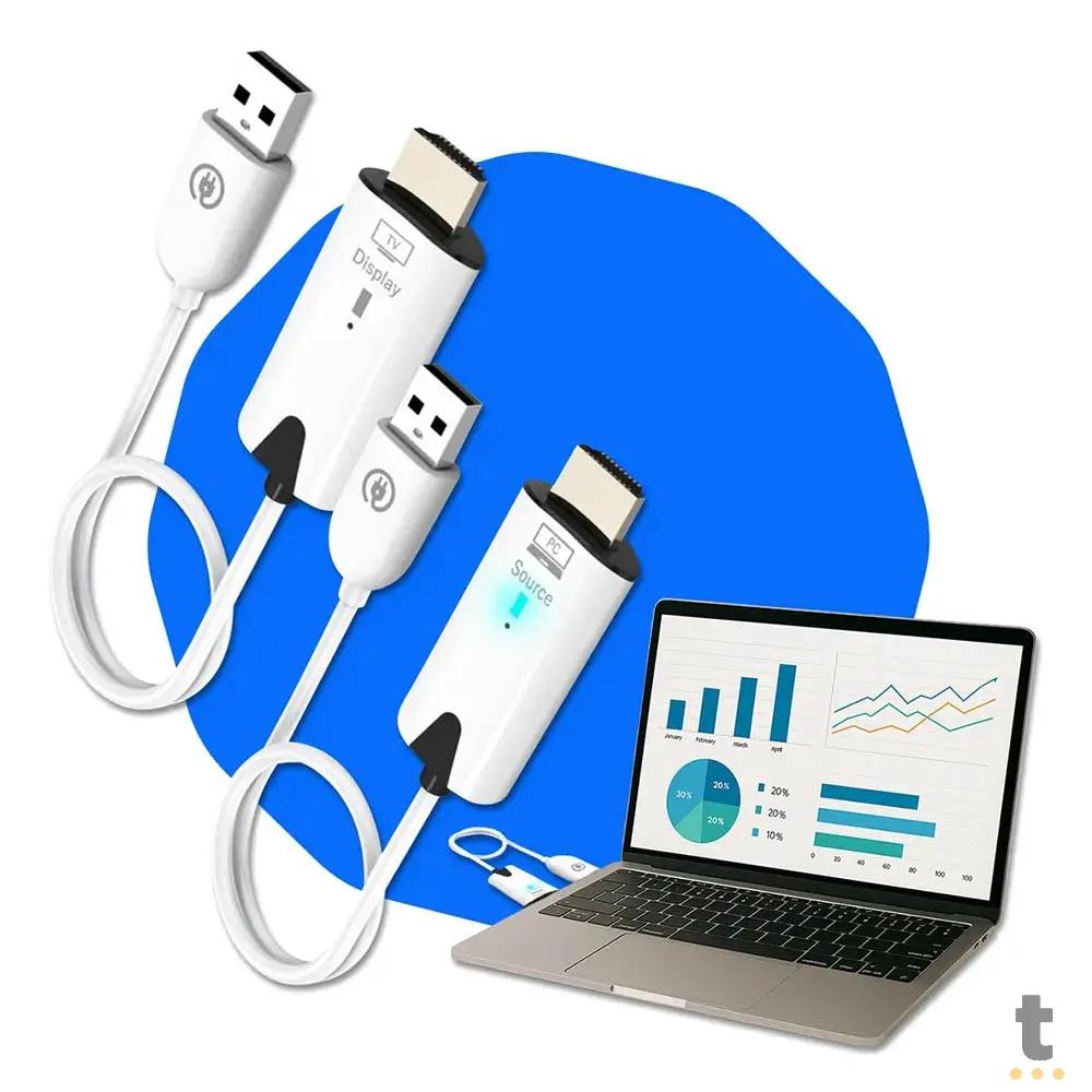 Extensor Hdmi Sem Fio USB Wireless Hongtop Truedata