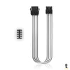 Extensor de Cabo para Fonte ATX 08 Pinos Deepcool 30cm Branco - EC300-CPU8P-WH Truedata