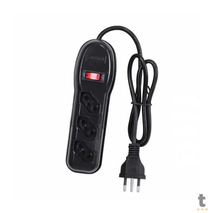 Filtro De Linha 3 Tomadas Vinik Bivolt 0,80cm Preto - 36215 Truedata