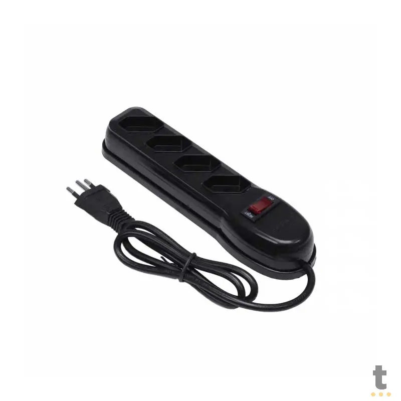 Filtro De Linha 4 Tomadas Vinik Bivolt 0,80cm Preto - 36216 Truedata