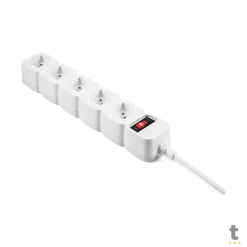 Filtro De Linha 5 Tomadas Intelbras Bivolt Chave 3,0 Mts Epe 205+ Branco - 4824202 Truedata