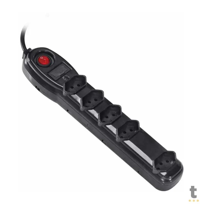 Filtro De Linha 5 Tomadas Vinik Bivolt 0,75m FL5T - 25391 Truedata