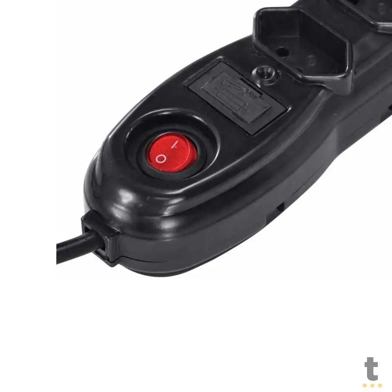 Filtro De Linha 5 Tomadas Vinik Bivolt 0,75m FL5T - 25391 Truedata