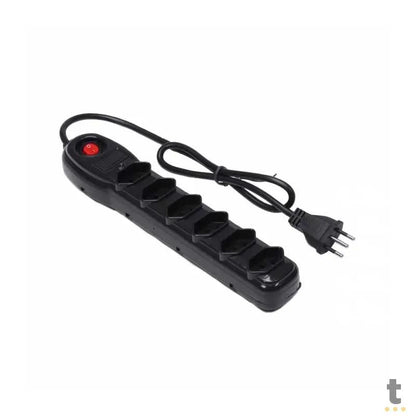 Filtro De Linha 6 Tomadas Vinik Bivolt 0,80m Preto - 36218 Truedata