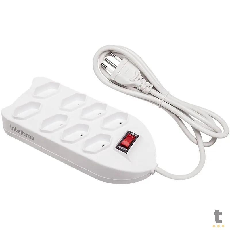 Filtro De Linha 8 Tomadas Intelbras Bivolt Chave 1.5 Mt Epe1008+ Branco - 4824003 Truedata
