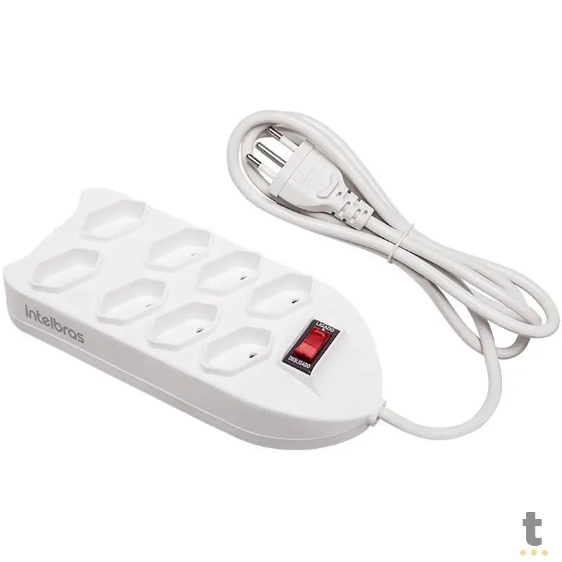 Filtro De Linha 8 Tomadas Intelbras Bivolt Chave 1.5 Mt Epe1008+ Branco - 4824003 Truedata