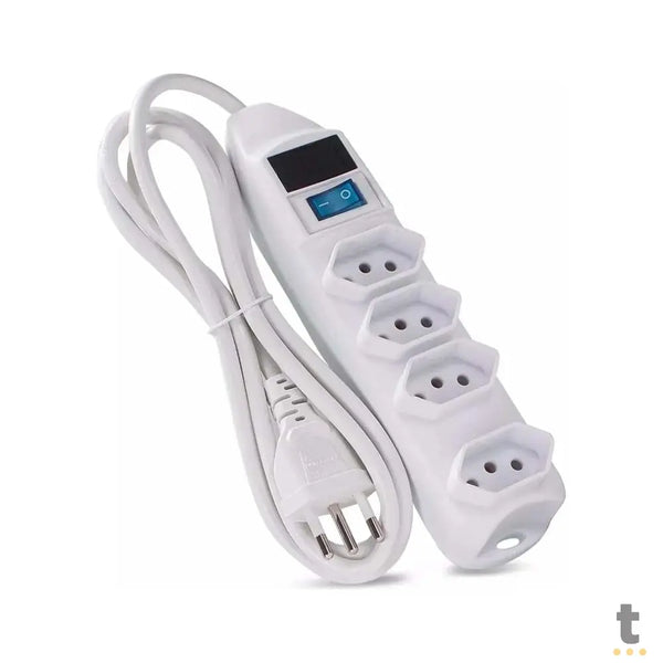 Filtro de Linha 4 Tomadas 5m C/ Medidor de Voltagem - 7604