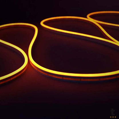 Fita Led Neon Flex 12v 2,5cm 5m Siliconada Alto Brilho Laranja Leon GTS - 09/2023HJ Truedata