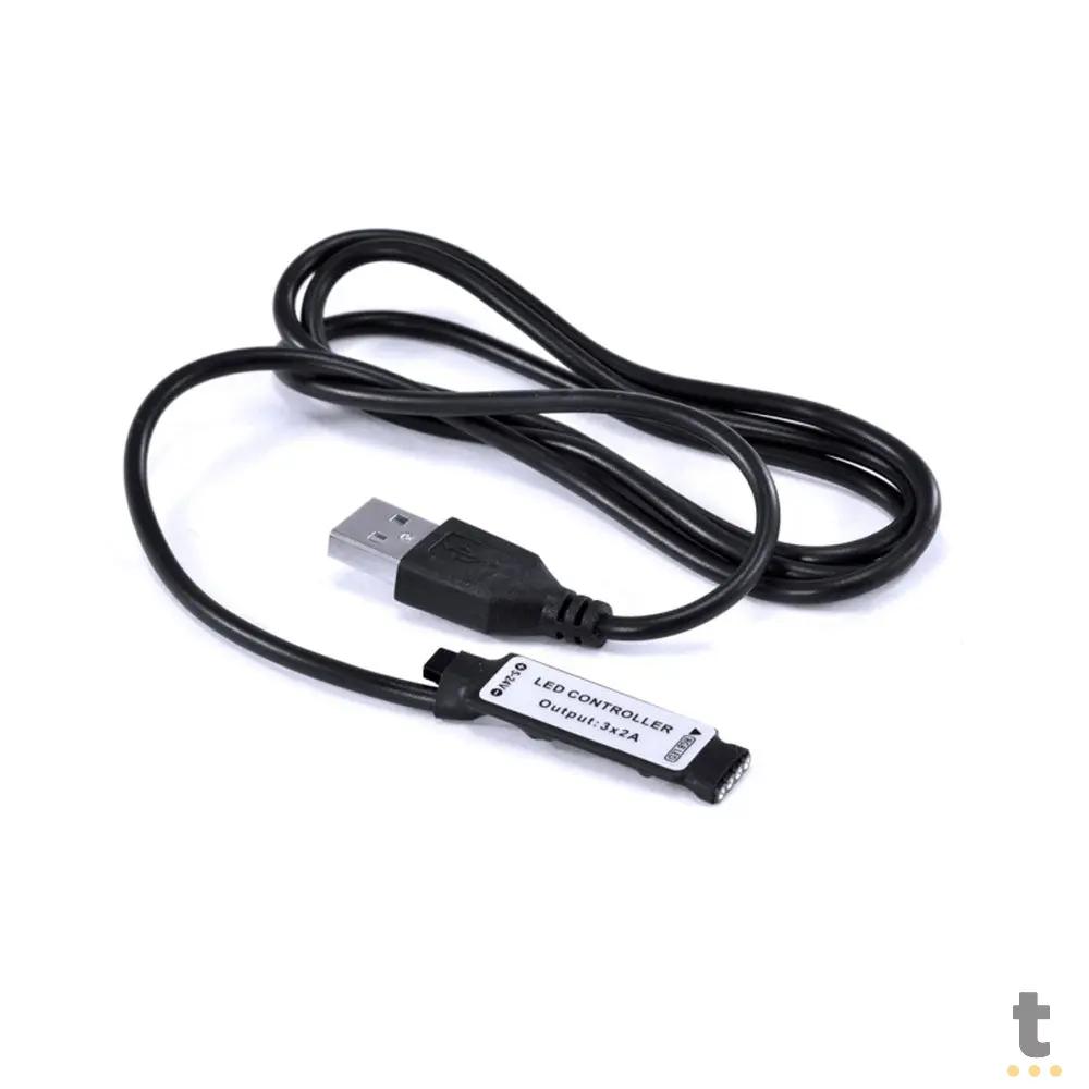 Fita Led RGB Para Gabinete VX Gaming Com Controlador 1mt - LRU1 Truedata