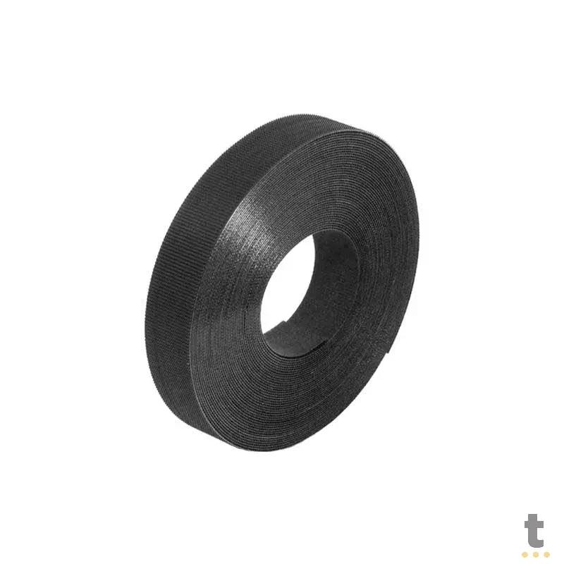 Fita Velcro Dupla Face Slim Pt 19mm rolo 3,6mt - 441018 Truedata
