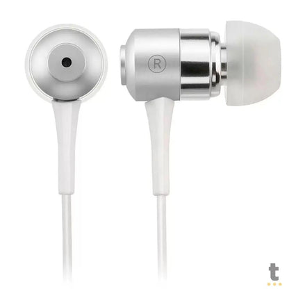 Fone De Ouvido Auricular P2 Com Fio Multilaser Prata - PH062 Truedata