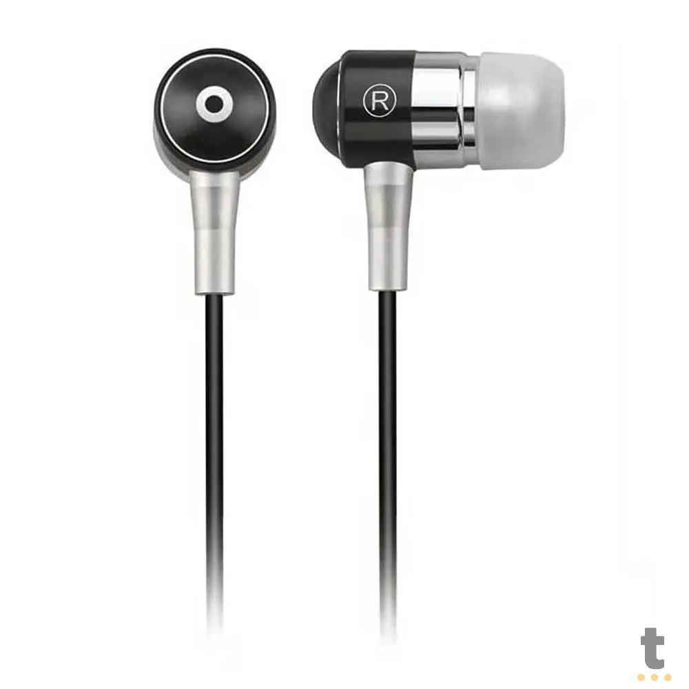 Fone De Ouvido Auricular P2 Com Fio Multilaser Preto - PH059 Truedata