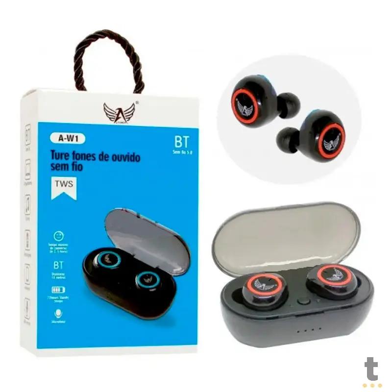 Fone De Ouvido Bluetooth A-W1 in ear Truedata