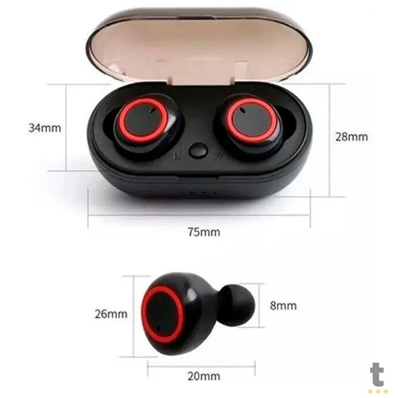 Fone De Ouvido Bluetooth A-W1 in ear Truedata