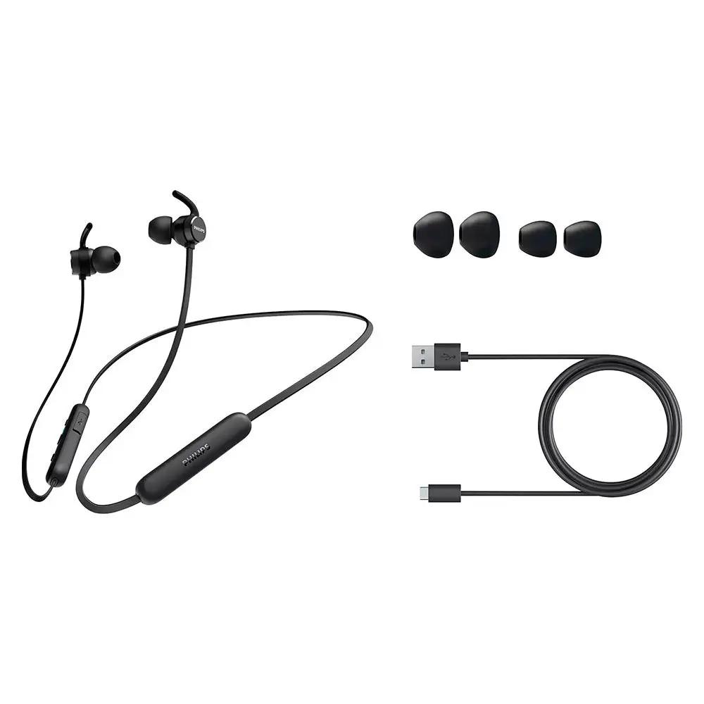 Fone De Ouvido Bluetooth Auricular Philips Preto - TAE1205BK/00 Truedata