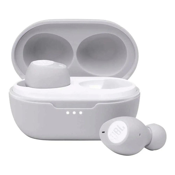 Fone De Ouvido Bluetooth JBL Dots Tune 115 TWS Branco C/ Estojo Carregador