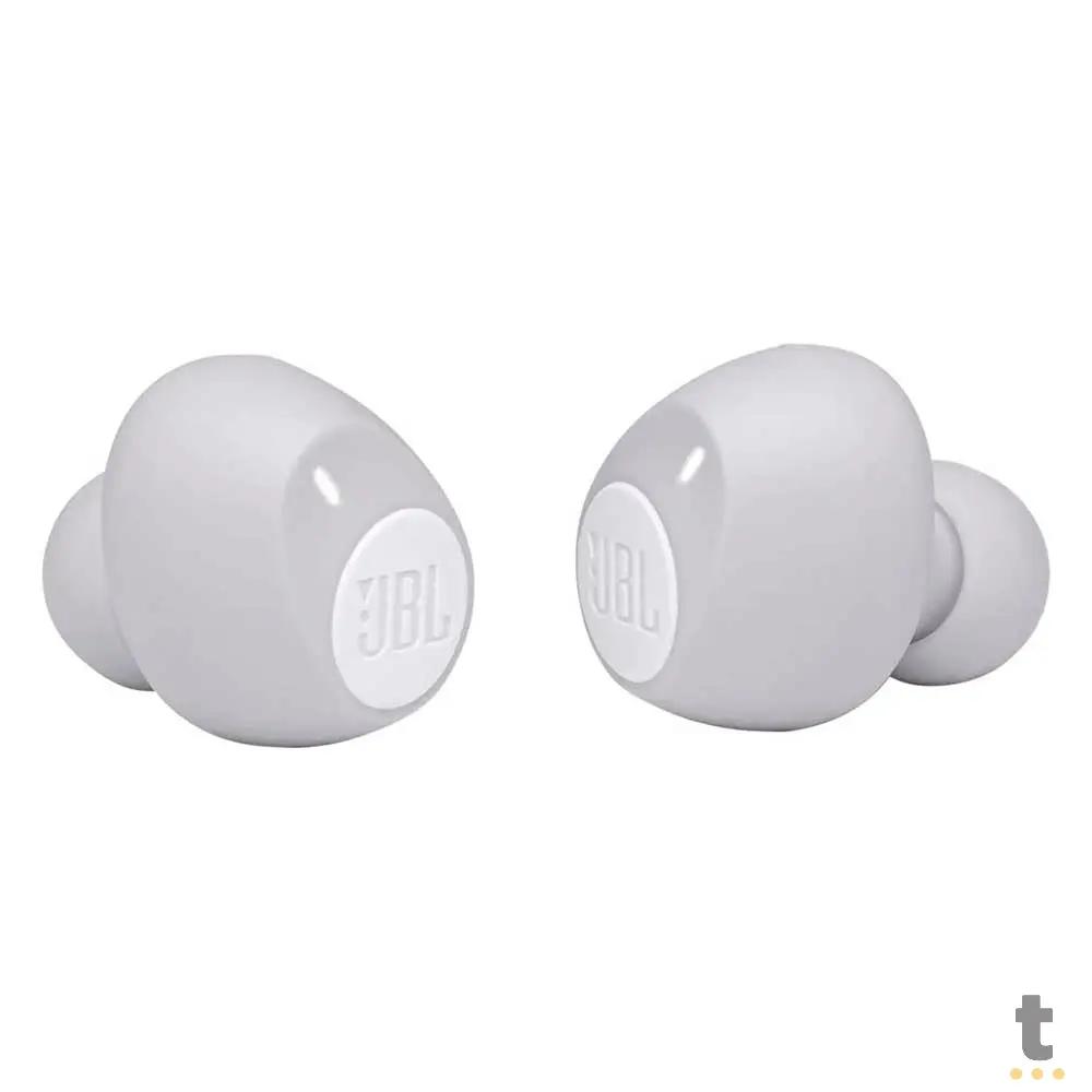 Fone De Ouvido Bluetooth JBL Dots Tune 115 TWS Branco C/ Estojo Carregador Truedata