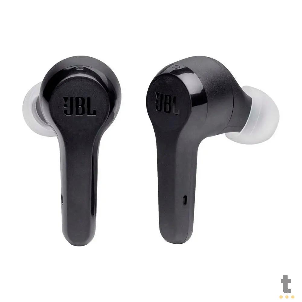 Fone De Ouvido Bluetooth JBL Dots Tune 215 TWS Preto C/ Estojo Carregador Truedata